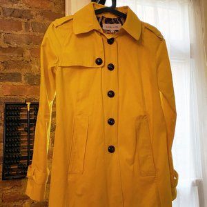 Black Rivet Yellow Raincoat, Size Small, Modcloth